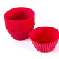 Silicon Muffin Cups 6pcs Set Size 2" x 2.2"