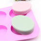 Silicone Oval Soap Mold 6 cavity