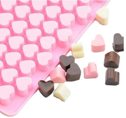 Commercial Silicon 88 Cavity Heart Chocolate Mold