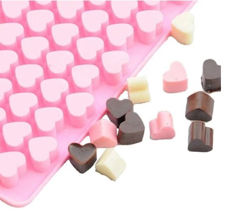 Commercial Silicon 88 Cavity Heart Chocolate Mold