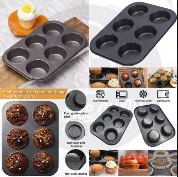 NS Muffin Tray 6 Cavity