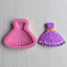 Silicon Skirt Dress Mold Fondant Mold