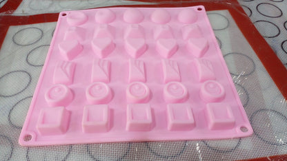 Silicon Assorted chocolate Mold tray 30 cavity