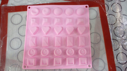 Silicon Assorted chocolate Mold tray 30 cavity