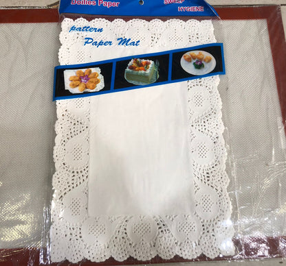 Cake Doilies Rectangle 50pcs