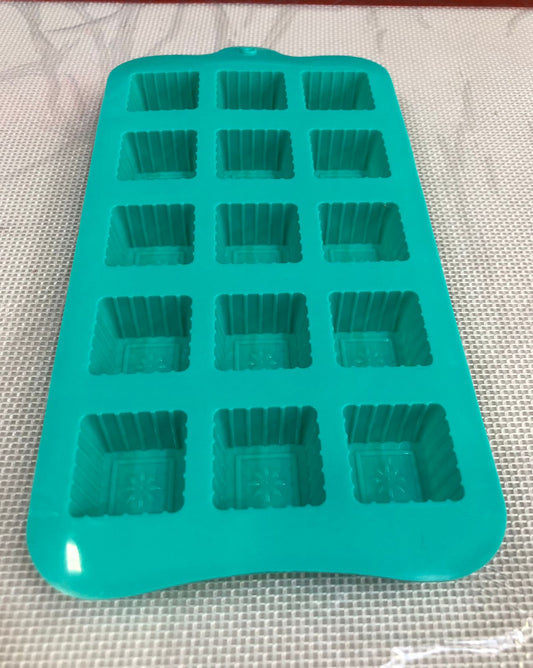 Silicone Square Imprecision Chocolate Mold 15 Cavity