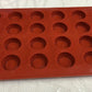 Silicone Round Swirl Tray 24 Cavity