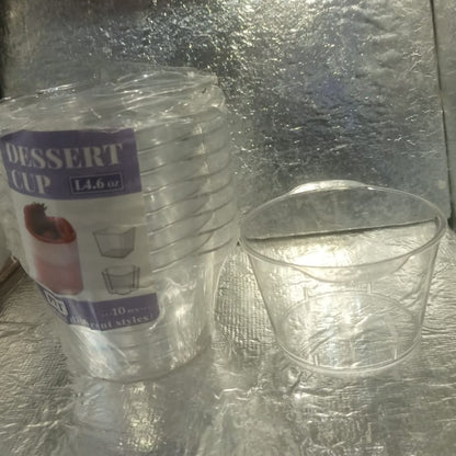 New Style Plastic Shot Glass 10pc size 2" x 2.2" W/O Cap