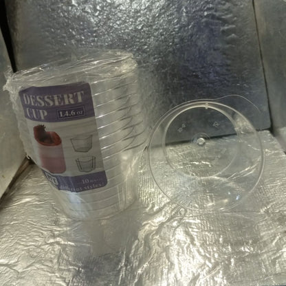 New Style Plastic Shot Glass 10pc size 2" x 2.2" W/O Cap