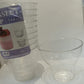 New Style Plastic Shot Glass 10pc size 2.5" x 1.5" W/O Cap