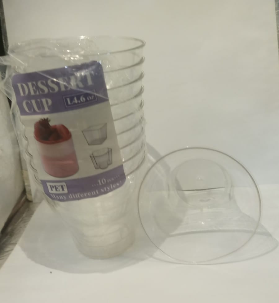 New Style Plastic Shot Glass 10pc size 2.5" x 1.5" W/O Cap