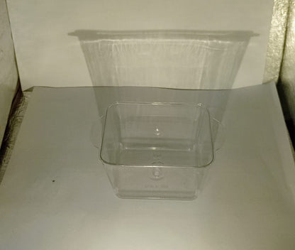 New Style Plastic Shot Glass 10pc size 2.5" x 1.5" W/O Cap