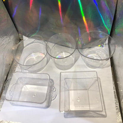 New Style Plastic Shot Glass 10pc size 2.2" x 1.5" W/O Cap