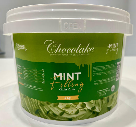 Chocolake Mint Filling 3kg	Bucket