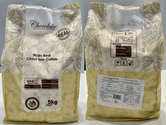 Chocolake Real White Chocolate 38% 5kg