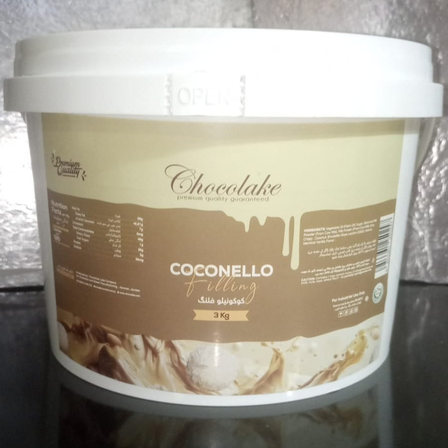 Chocolake Coconello Crunchy Filling 3kg Bucket