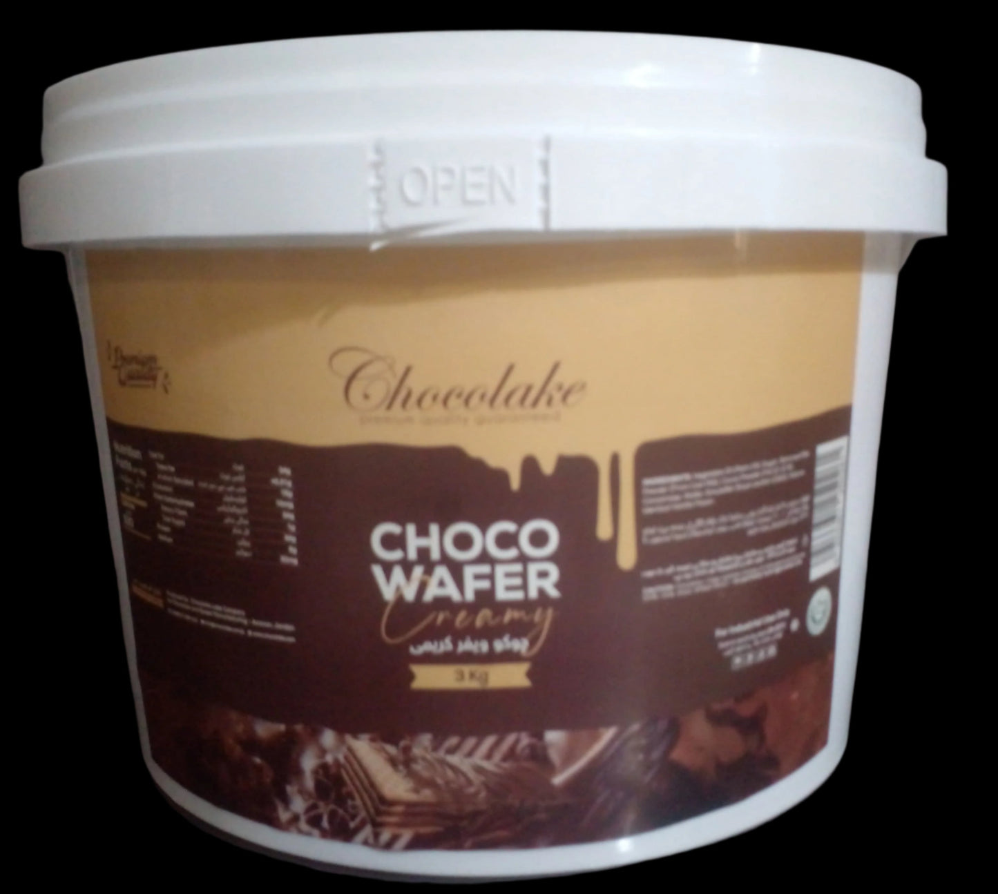 Chocolake Choco Wafer Crunchy Filling 3kg Bucket