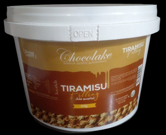 Chocolake Tiramissu Filling 3kg	 Bucket