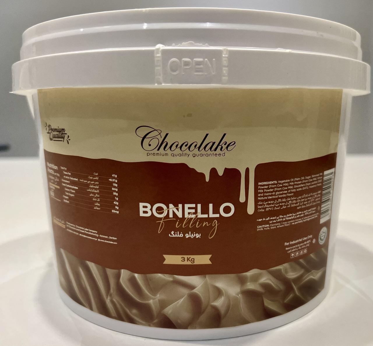 Chocolake Bonello Filling 3kg Bucket
