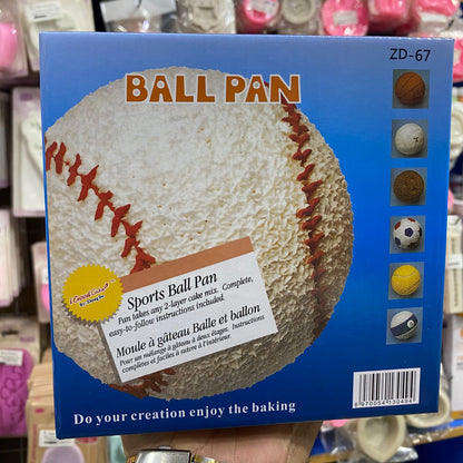 Sports Ball Pan 6.5" 2 Sphere Set