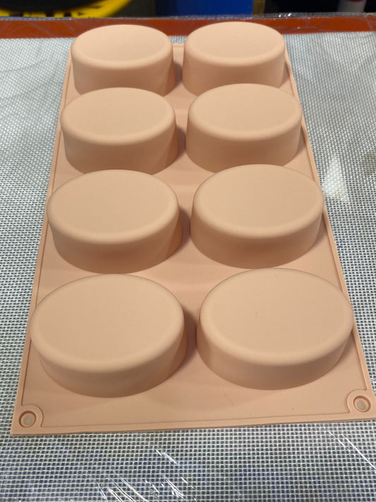 Silicon Oval Soap Mold 8 Cavity