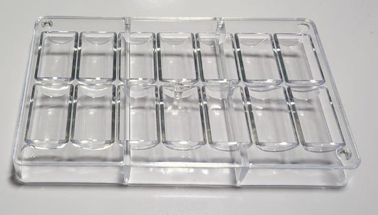 14 Cavity Cylinder Pastry Acrylic Chocolate Mold
