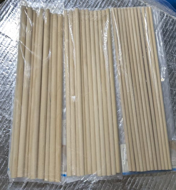 Wooden Cake Dowel Rods 30x0.6cm 12pcs Pack