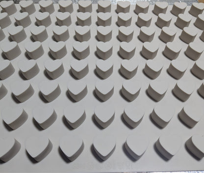 Commercial Silicon 88 Cavity Heart Chocolate Mold
