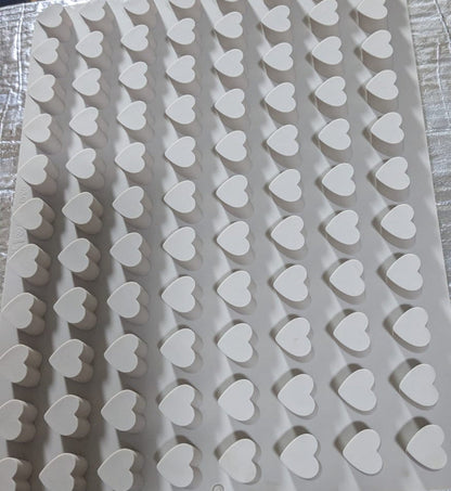 Commercial Silicon 88 Cavity Heart Chocolate Mold