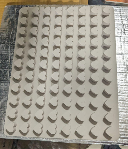 Commercial Silicon 88 Cavity Heart Chocolate Mold