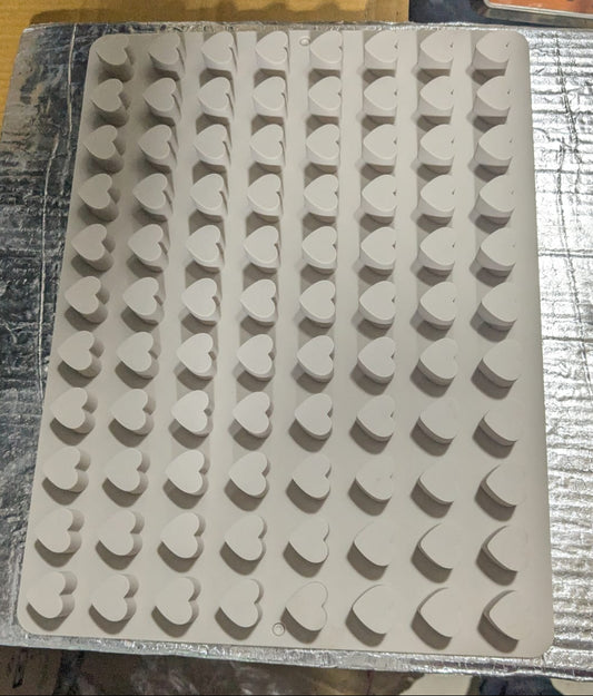 Commercial Silicon 88 Cavity Heart Chocolate Mold