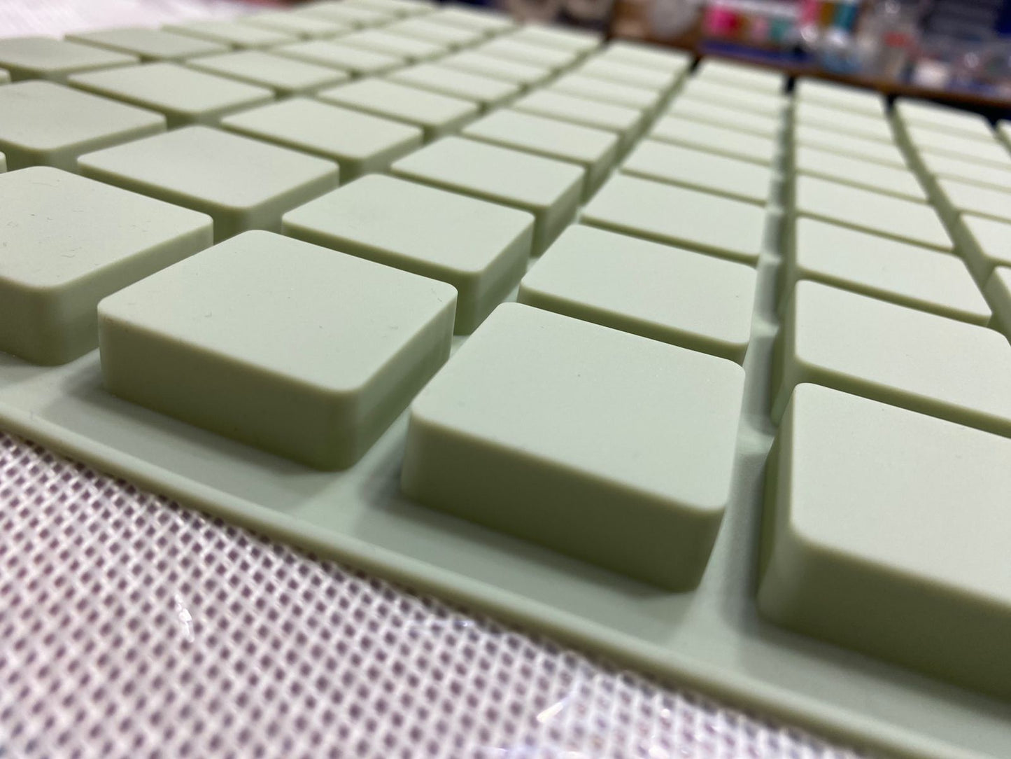 Commercial Silicon 80 Cavity Square Chocolate Mold