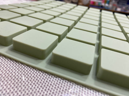 Commercial Silicon 80 Cavity Square Chocolate Mold