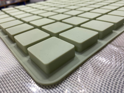 Commercial Silicon 80 Cavity Square Chocolate Mold