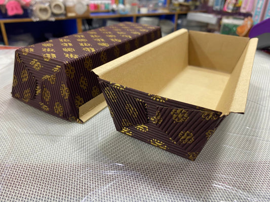 American Honey Cake Paper Loaf pan size 7.87" x 2.55" x 1.96" 10pc Pack