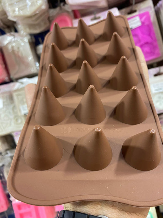 Silicon 15 Cavity Cone Kisses Chocolate Mold