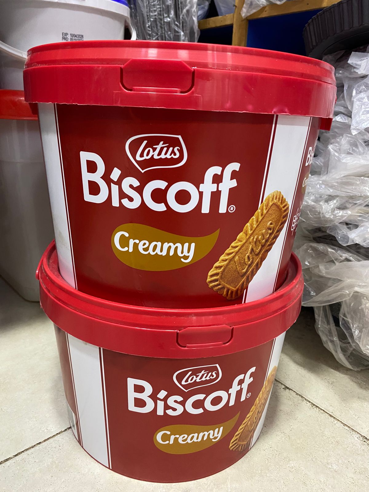 Lotus Biscoff 8kg Bucket Creamy Spread