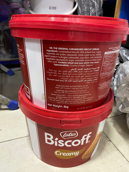 Lotus Biscoff 8kg Bucket Creamy Spread