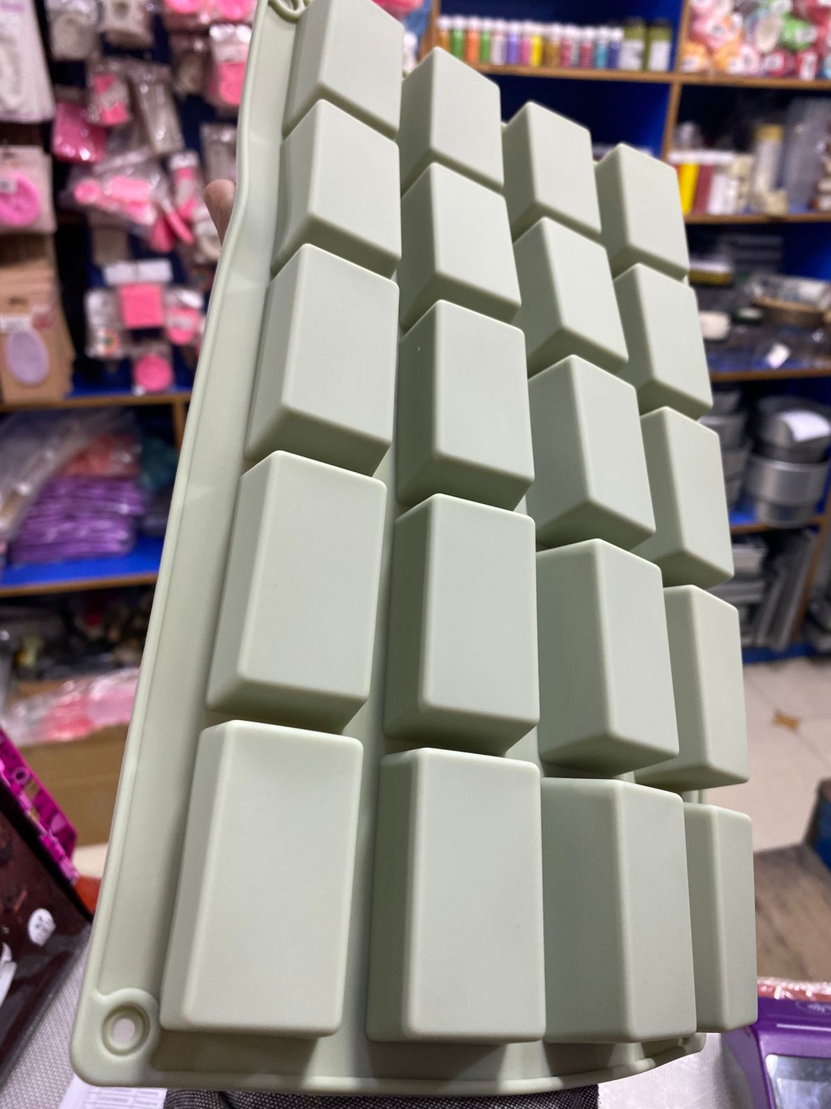 Silicon 20 Cavity 3D Mini Bar Chocolate Mold