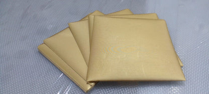 Diamond Paper Backed Aluminium Foil Chocolate Wrapping Paper Embossed 100pcs Pack