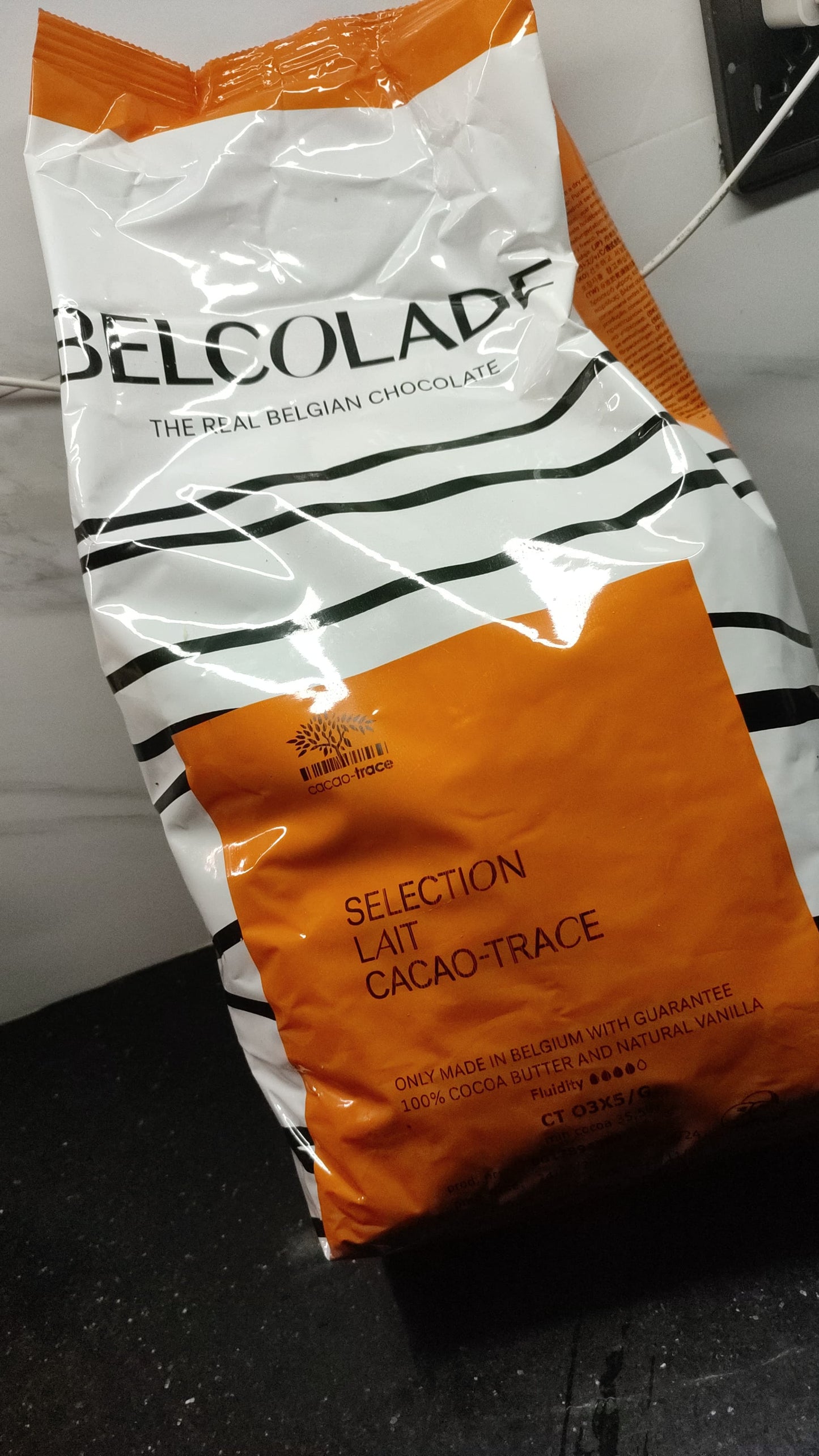 Belcolade Milk Chocolate 35.5% Buttons 5kg Bag