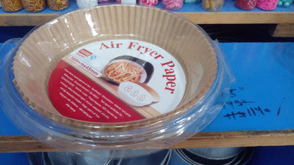Food Grade Round Air Frayer Paper 6.3inches 50pc Pack