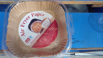 Food Grade Square Air Frayer Paper 6.3inches 50pc Pack