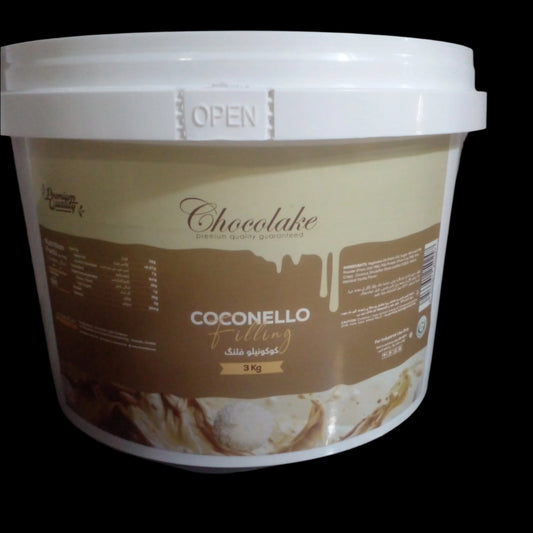 Chocolake Coconello Crunchy Filling 3kg Bucket