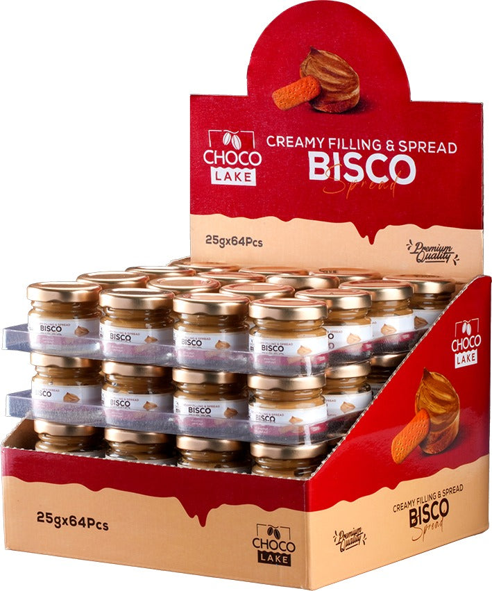 Chocolake Bisco Creamy Spread (mini glass bottles) 25g