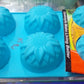 6 cavity Sunflower Shape Silicon Jelly and & Soap Mold