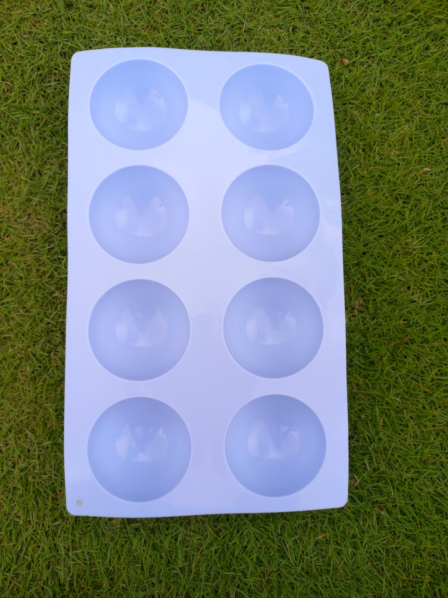 8 CAVITY SEMI SPHERE SILICON MOLD TRAY