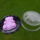 Black Disposable Transparent Cake Box 7.5" Height 2.7"