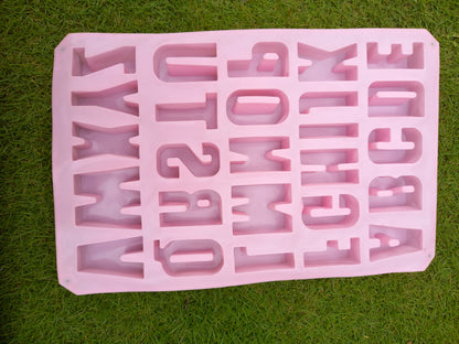 Capital Alphabet Silicon Mold