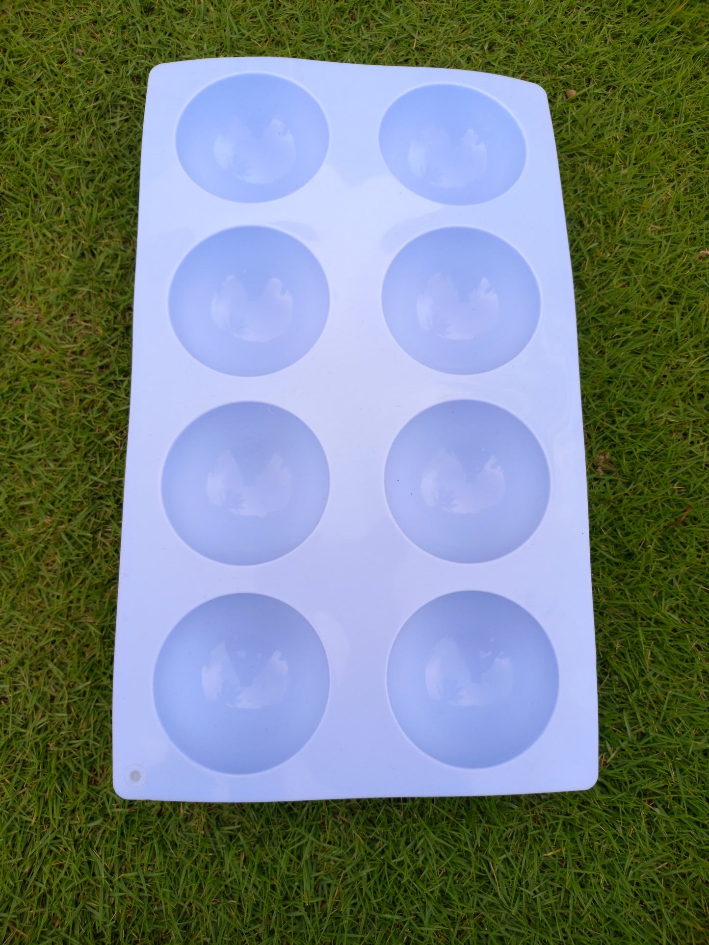 8 CAVITY SEMI SPHERE SILICON MOLD TRAY